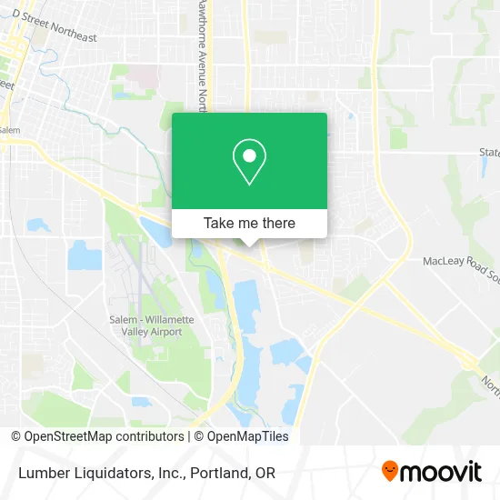 Lumber Liquidators, Inc. map