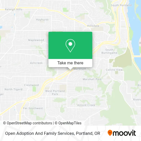 Open Adoption And Family Services map