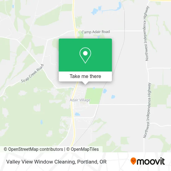 Valley View Window Cleaning map