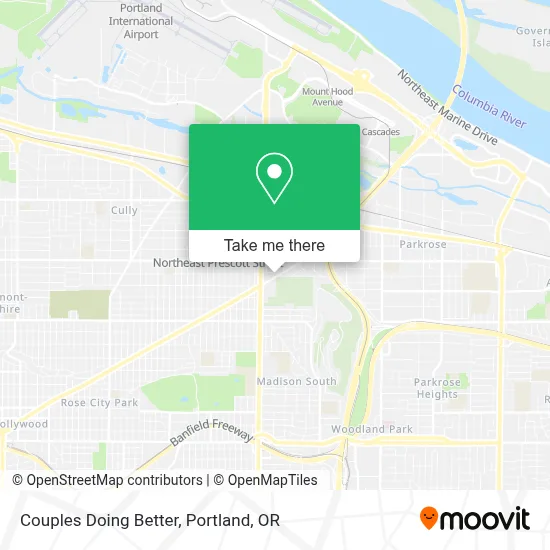 Couples Doing Better map