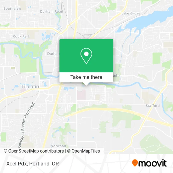 Xcel Pdx map