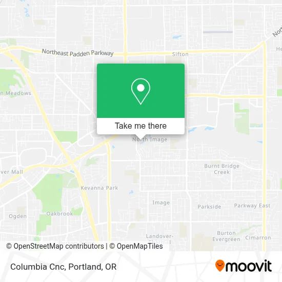 Columbia Cnc map