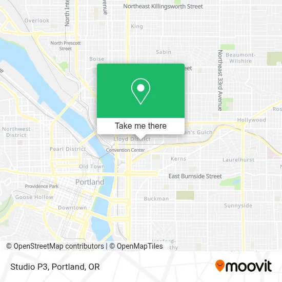 Studio P3 map