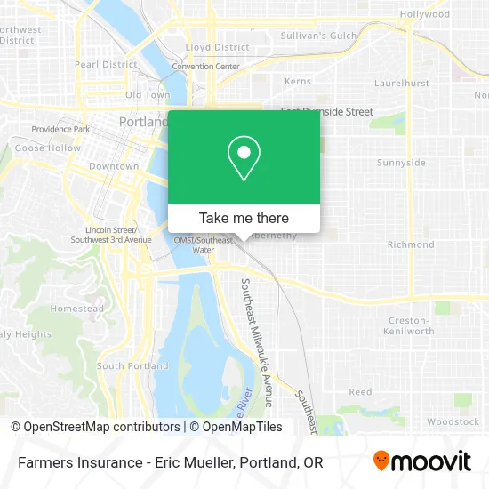Farmers Insurance - Eric Mueller map