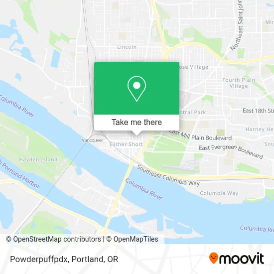 Powderpuffpdx map