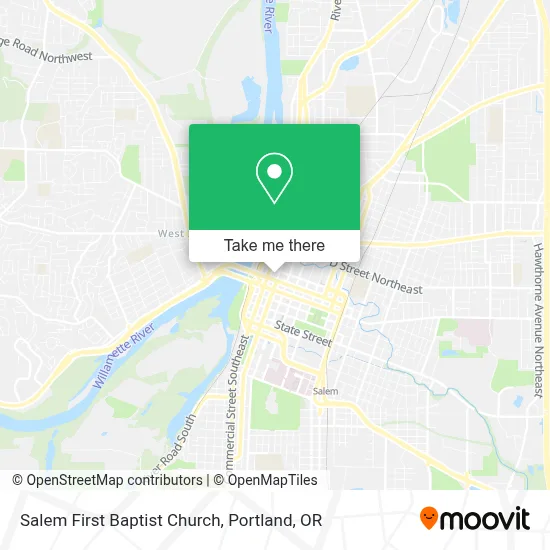 Salem First Baptist Church map
