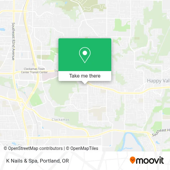 K Nails & Spa map