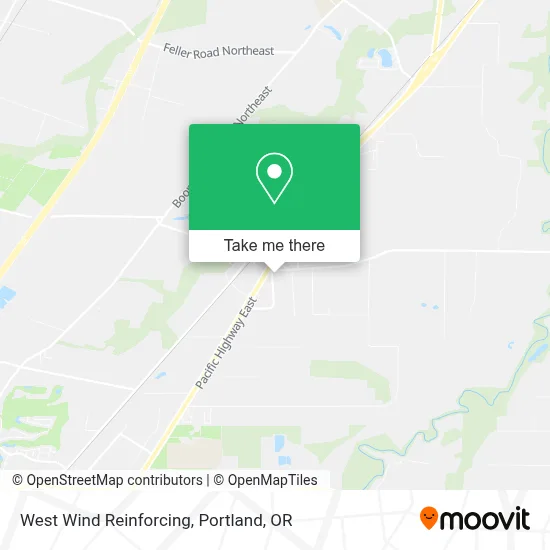 West Wind Reinforcing map