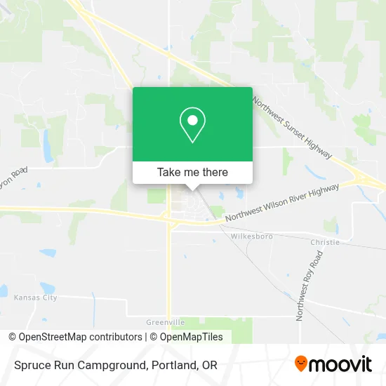 Spruce Run Campground map