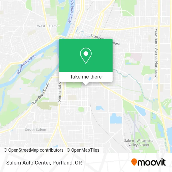Salem Auto Center map