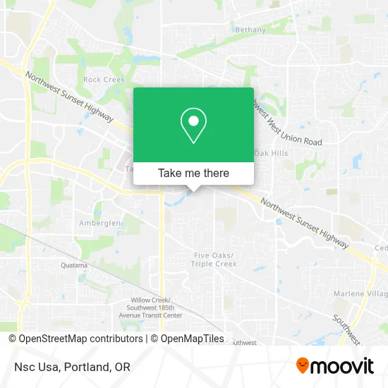 Nsc Usa map