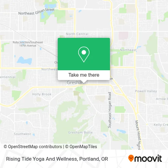 Rising Tide Yoga And Wellness map