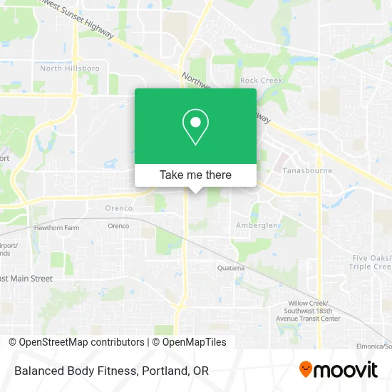 Balanced Body Fitness map