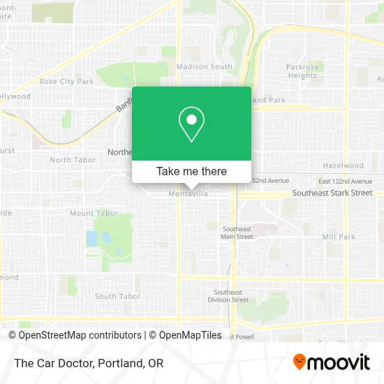The Car Doctor map
