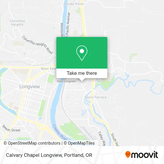 Calvary Chapel Longview map
