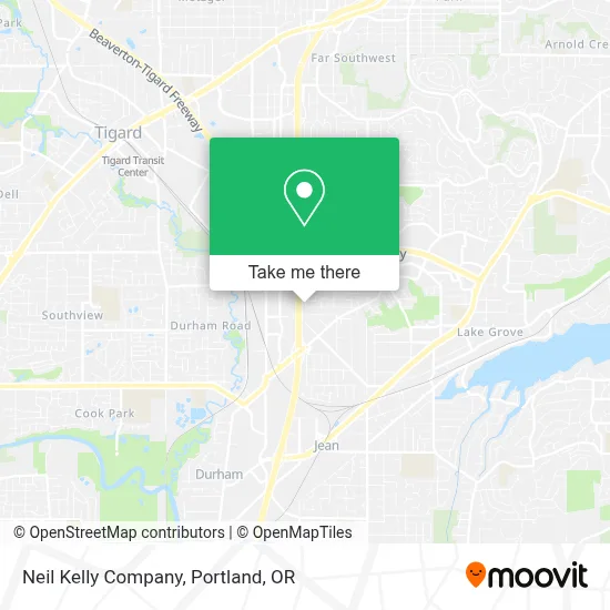 Neil Kelly Company map