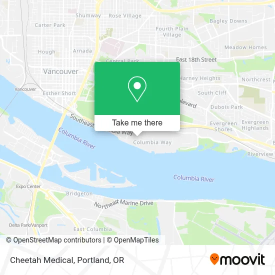 Cheetah Medical map