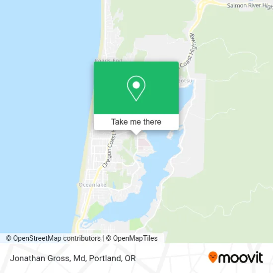 Jonathan Gross, Md map