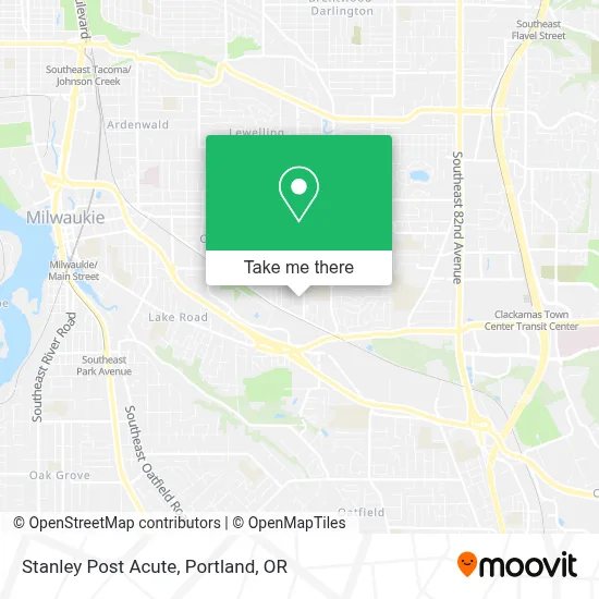 Stanley Post Acute map