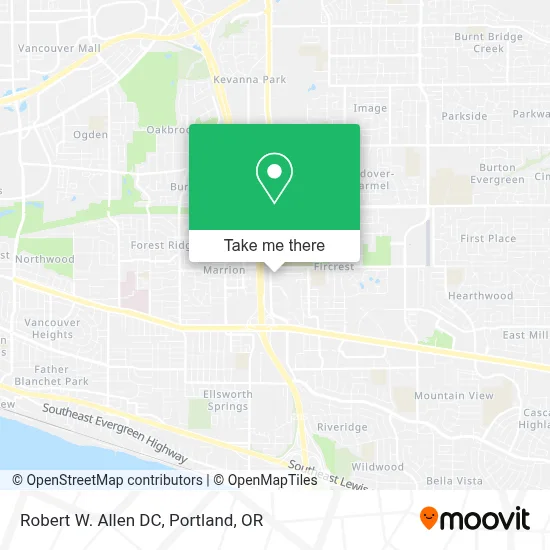Robert W. Allen DC map