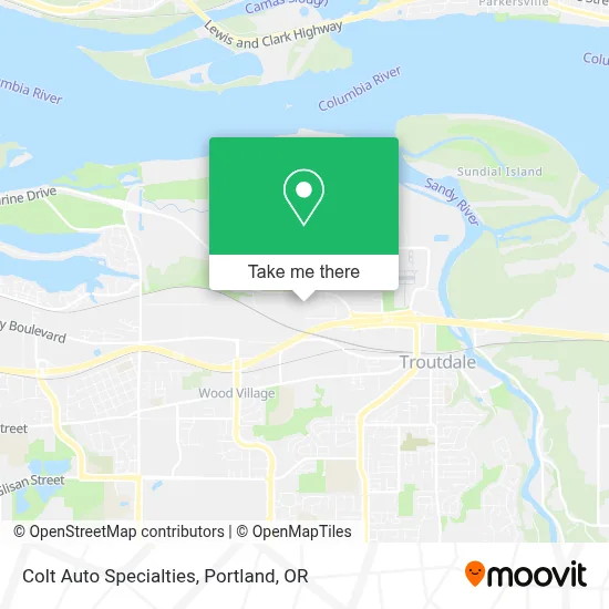 Colt Auto Specialties map