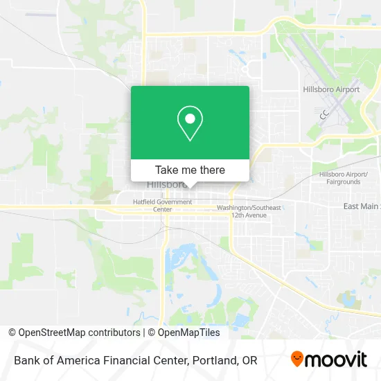Bank of America Financial Center map