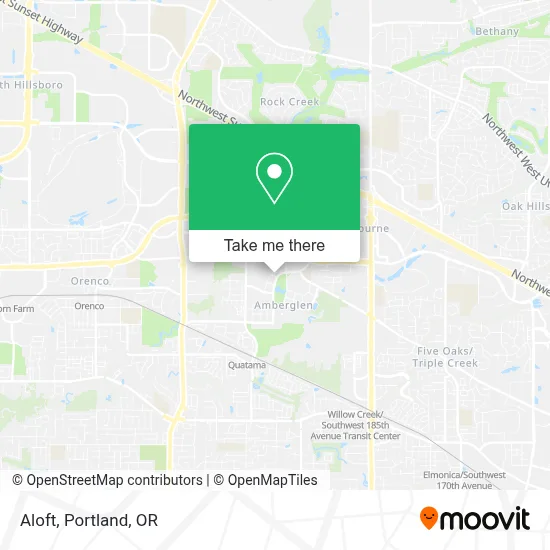 Aloft map