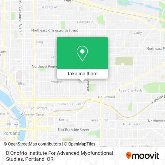 D'Onofrio Institute For Advanced Myofunctional Studies map