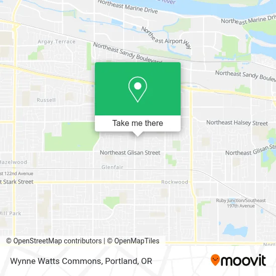 Wynne Watts Commons map