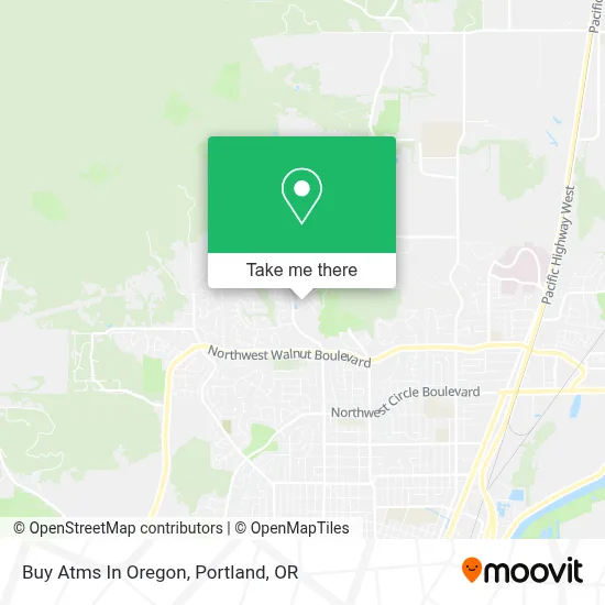 Buy Atms In Oregon map
