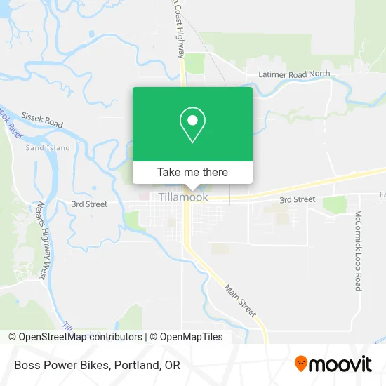 Boss Power Bikes map