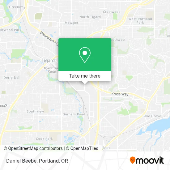 Daniel Beebe map