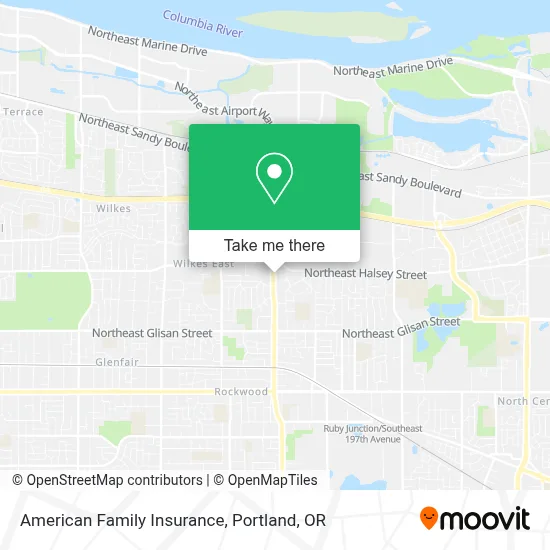 American Family Insurance map