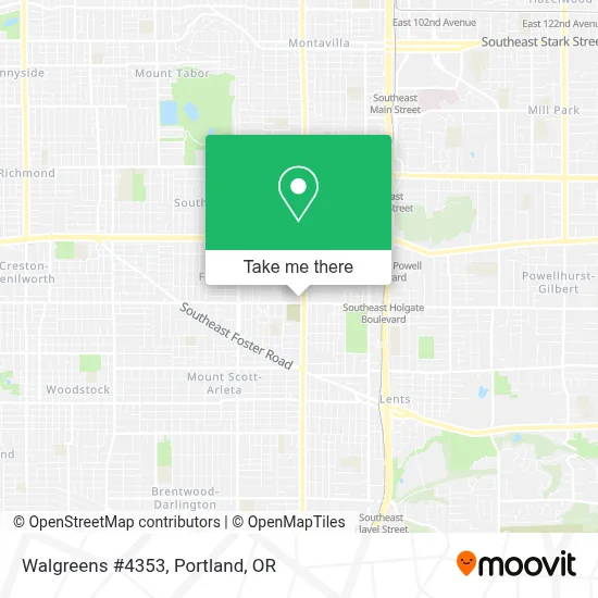 Walgreens #4353 map