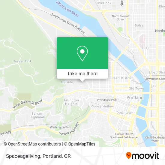 Spaceageliving map