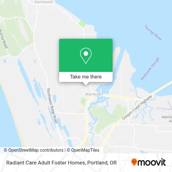 Radiant Care Adult Foster Homes map