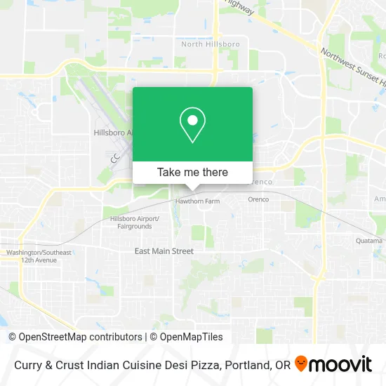 Curry & Crust Indian Cuisine Desi Pizza map