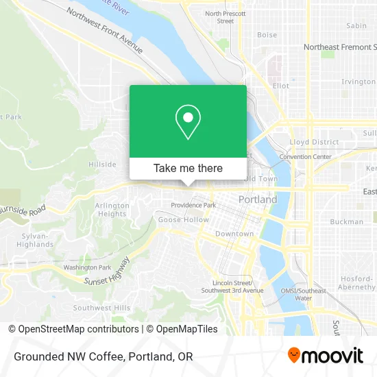 Grounded NW Coffee map