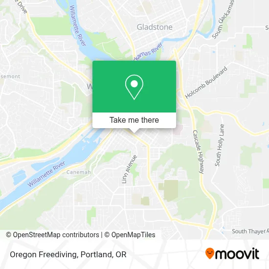 Oregon Freediving map
