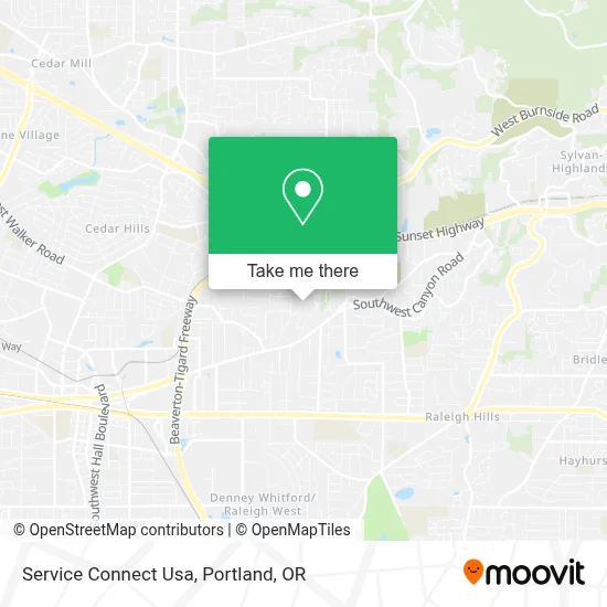 Service Connect Usa map