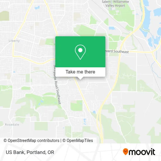 US Bank map