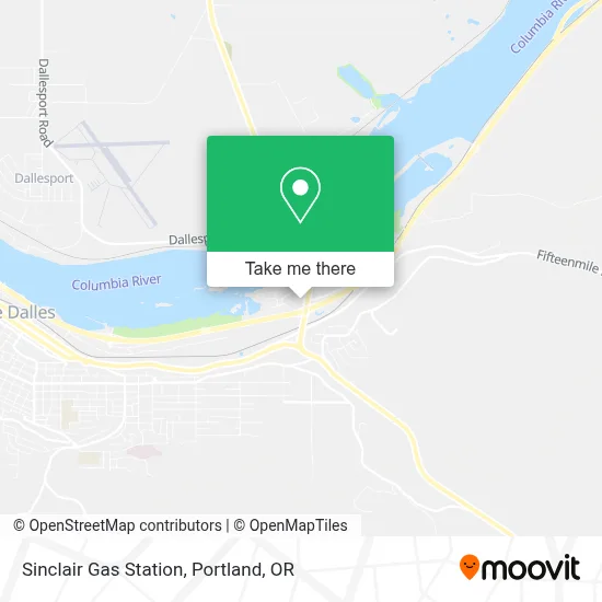 Sinclair Gas Station map