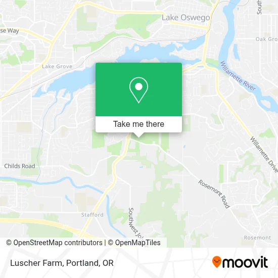 Luscher Farm map