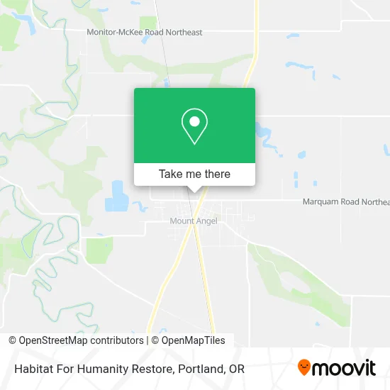 Habitat For Humanity Restore map