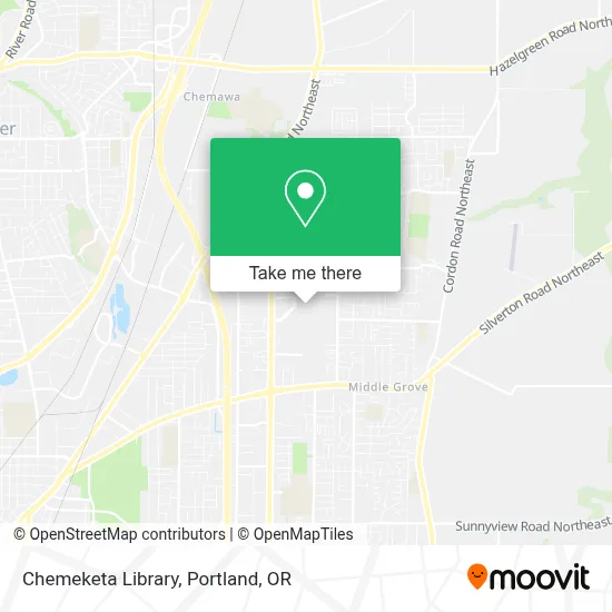 Chemeketa Library map