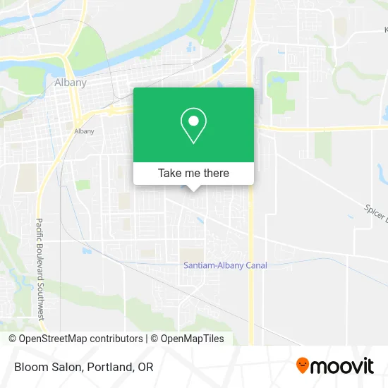 Bloom Salon map