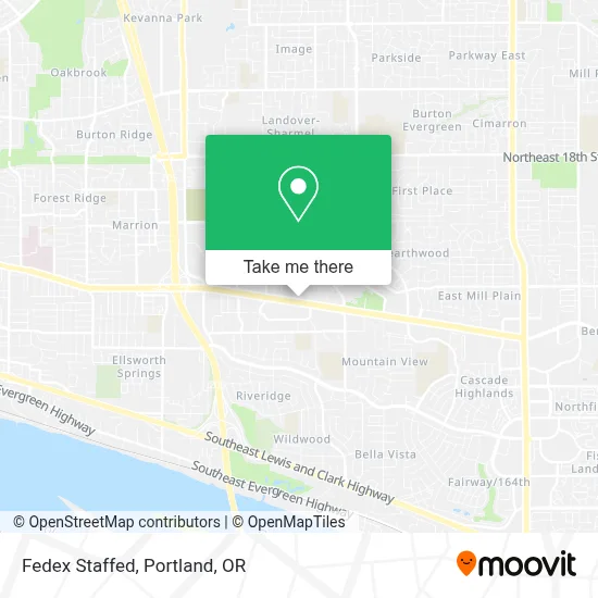 Fedex Staffed map