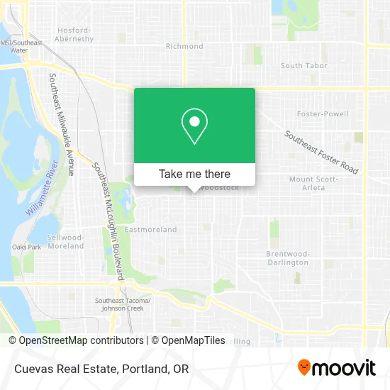 Cuevas Real Estate map