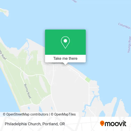 Philadelphia Church map