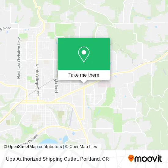 Ups Authorized Shipping Outlet map